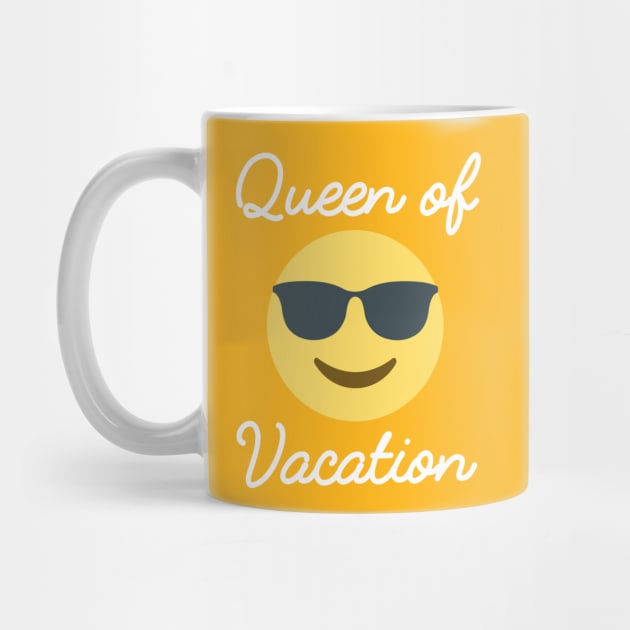 Queen of vacation with emoji by Pushloop